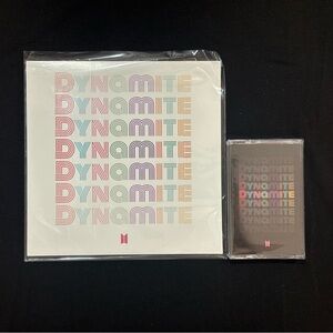 BTS Limited Edition Dynamite vinyl and cassette bundle